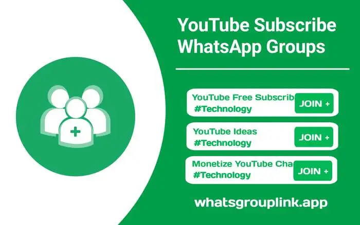 YouTube Subscribe WhatsApp Group